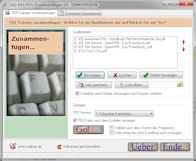Screenshot von PDFs Zusammenfgen 3.0.